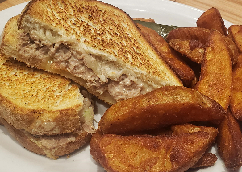 Tuna Melt with Anchor Wedges